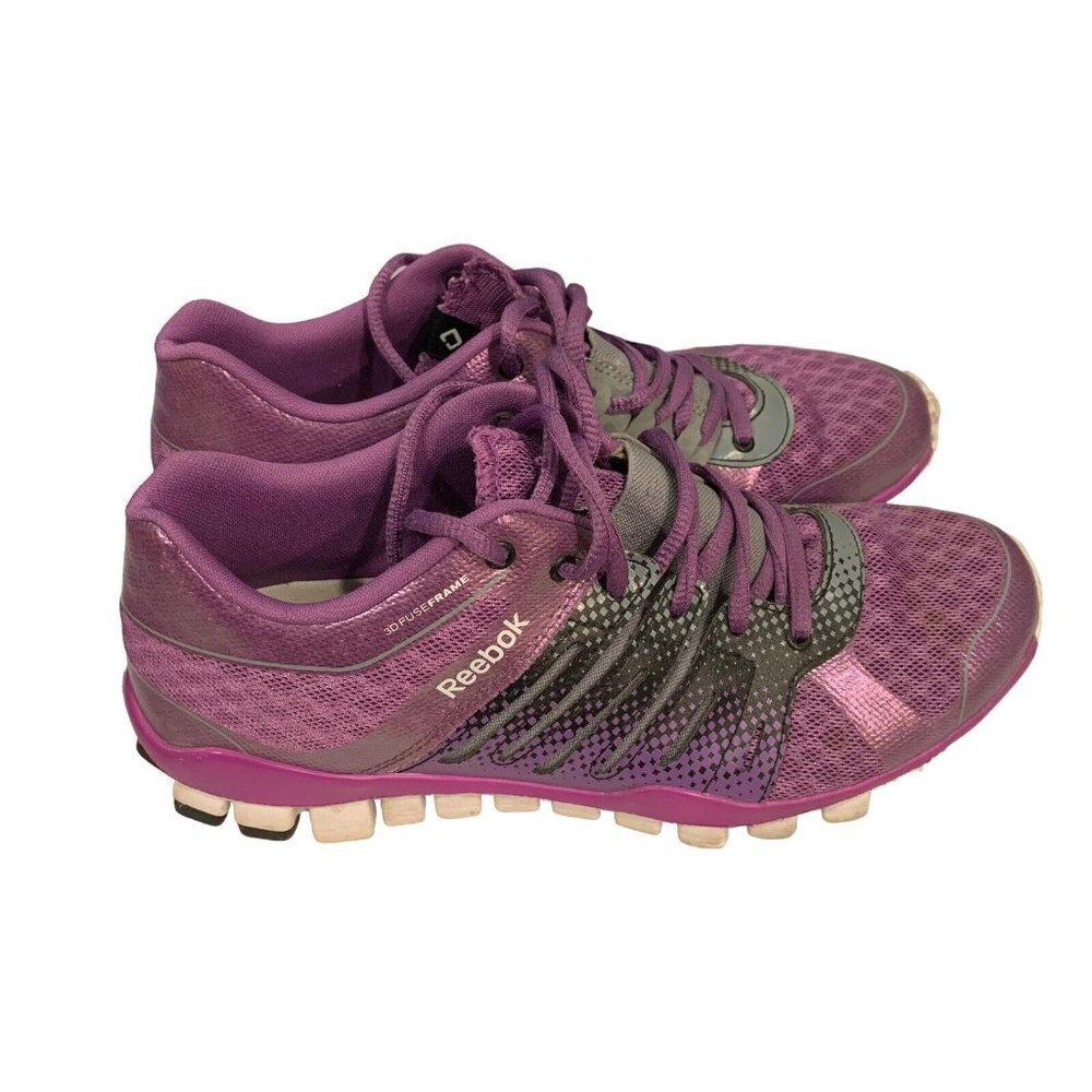 Reebok RealFlex Fusion TR Women’s Purple  Running Shoes / Size 8.5 3D Fuse Frame